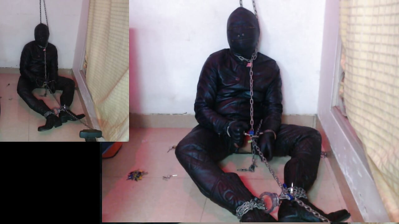 Self Bondage Gay Leather
