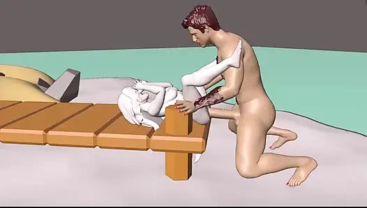 Neues Update realistische 3d-animation für erwachsene, high-end-cGI-animation