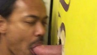 Gloryhole suck daddy with massive cock