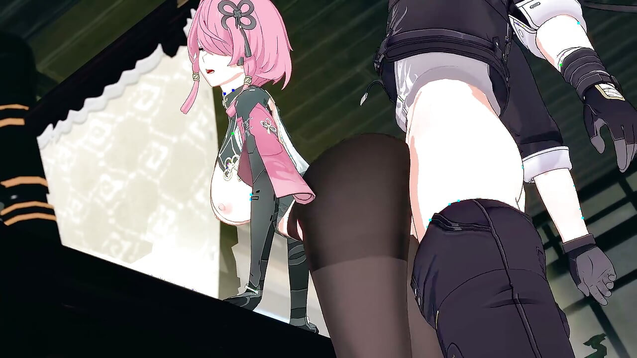 Wuthering Waves - seks taoqi dan rove - animasi hentai 3d