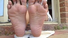 asian outdoor feet