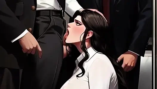 Surprise Titty Inspection On The Subway