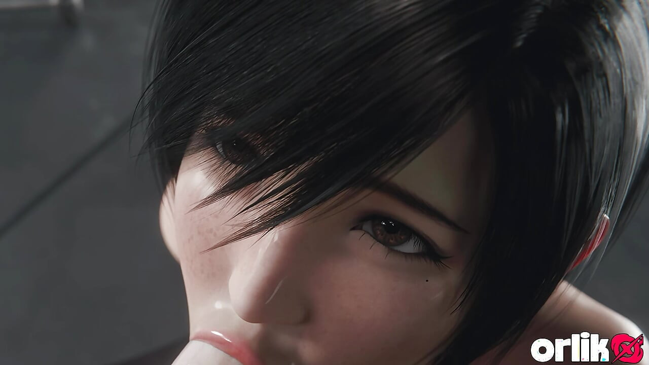Yuffie Final Fantasy 7 Serviciu de muie complet goală - Animație 3D umedă și dezordonată 4K