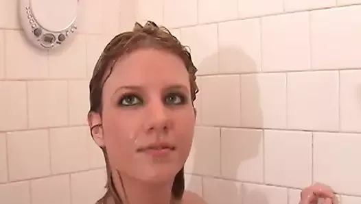 Lexy lohan masturbates in the shower