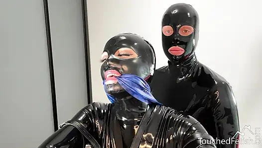 Touchedfetish - Latex & Rubber Bondage BDSM - Fetish Amateur Couple