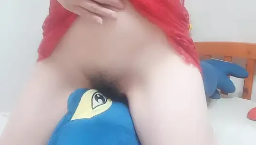 Perfect Ass and Pussy Ride Dinosour so Sexy Cute