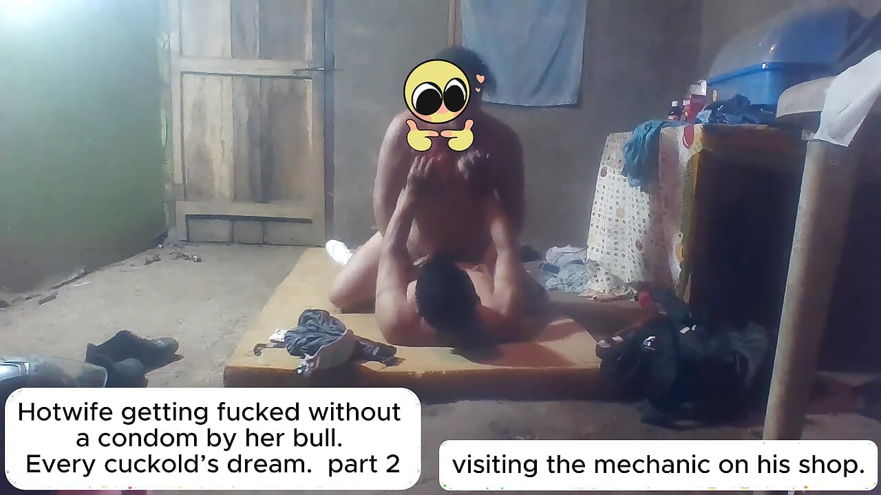 Hotwife getting fucked without a condom by her bull. Every cuckold's dream. part 2.