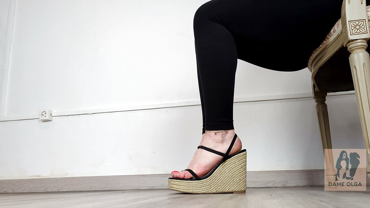 Shoe Collection: Summer Cork Platform Wedge Sandals - Dame Olga