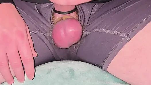 Busting out of my boxers leads to busting out a load!