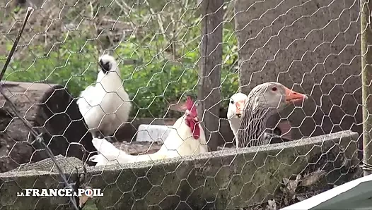 Mature Bourgeoise Hard Anal Fucked Outdoor by the Garderner