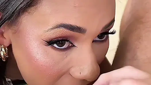 BEST HARDCORE FUCK AND BLOWJOB - Sexy Brunette MILF Gets Fucked in Doggy Style and Cowgirl ride BTS