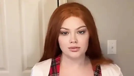 Redhead College Girl Fucks Pussy