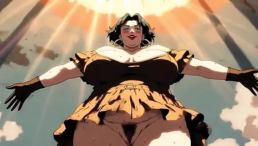 Ai-cartoon-bBW tanzende frauen-clips