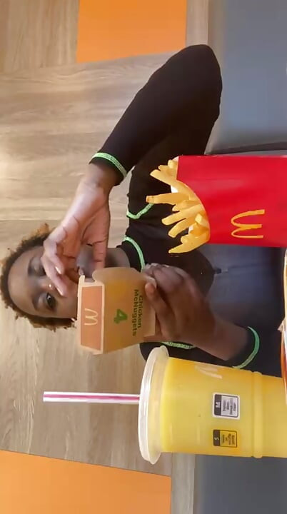 Public McDonald's Mukbang