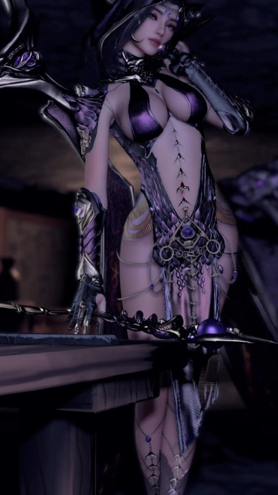 3D Sexy Cosplay Queen Wearing Hot Dress Got Fucked by Big Dildo