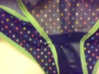 cumshot in mother in laws panties