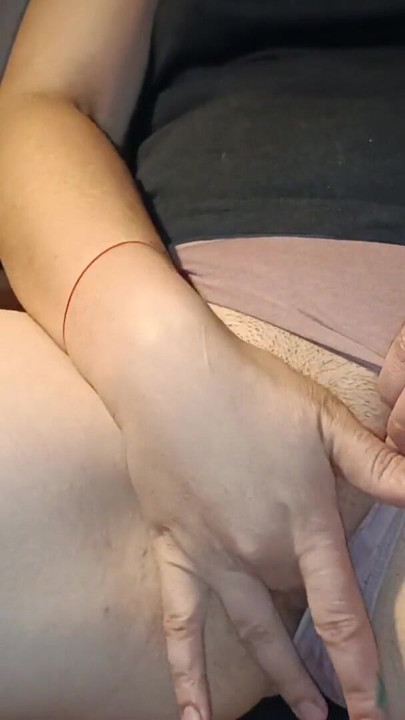 masturbation of a small pussy without taking off her panties | Clip 1