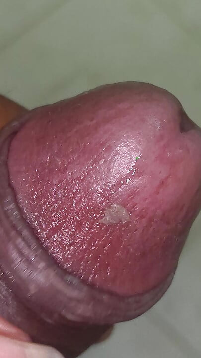 Playing with penis