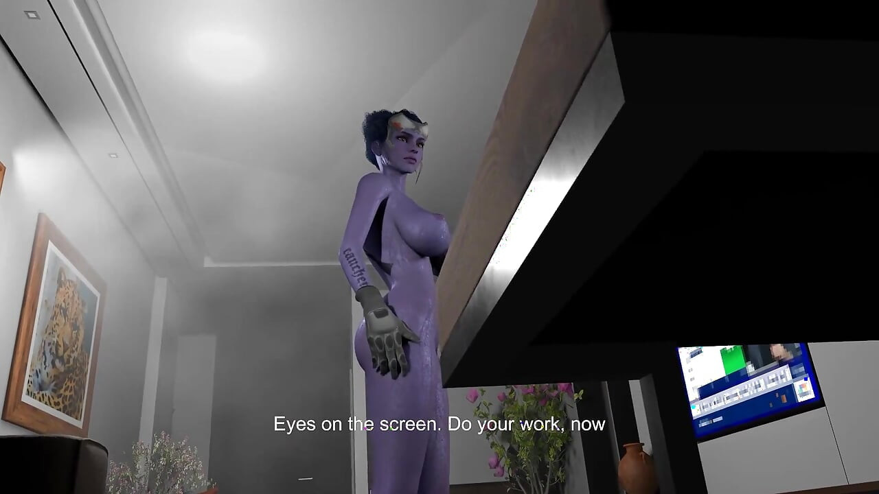 Widowmaker Tenía Una Asistente Desnuda - Femdom Overwatch Fantasy