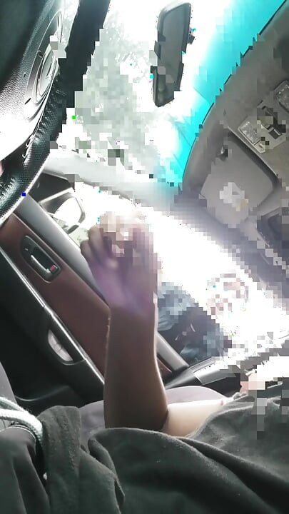 Damn, I suck it in the car
