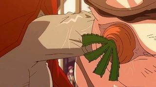 Acción anal con una estudiante rubia caliente - hentai sin censura