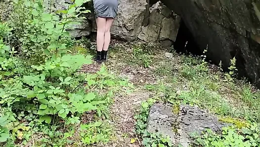 Naughty Stroll in the Woods