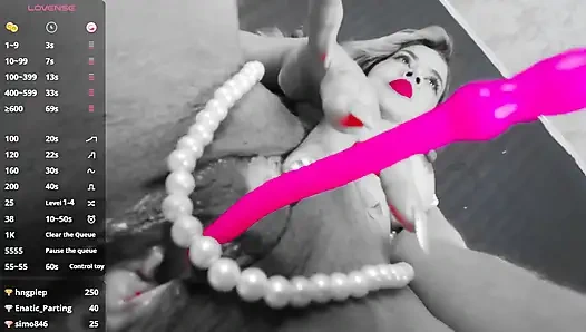 Delicious MILF Fucks with a Big Cock and Her Pearl Necklace!