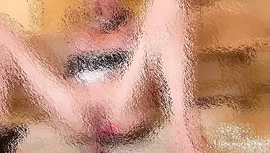 Instruction: Housemaid Kate Monroe squirts on your feather duster