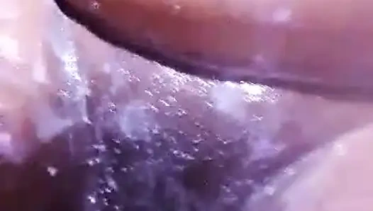 I lick my milk in my body