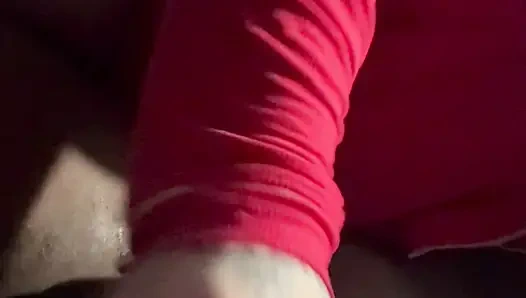 Белая шлюшка доит мой большой черный член