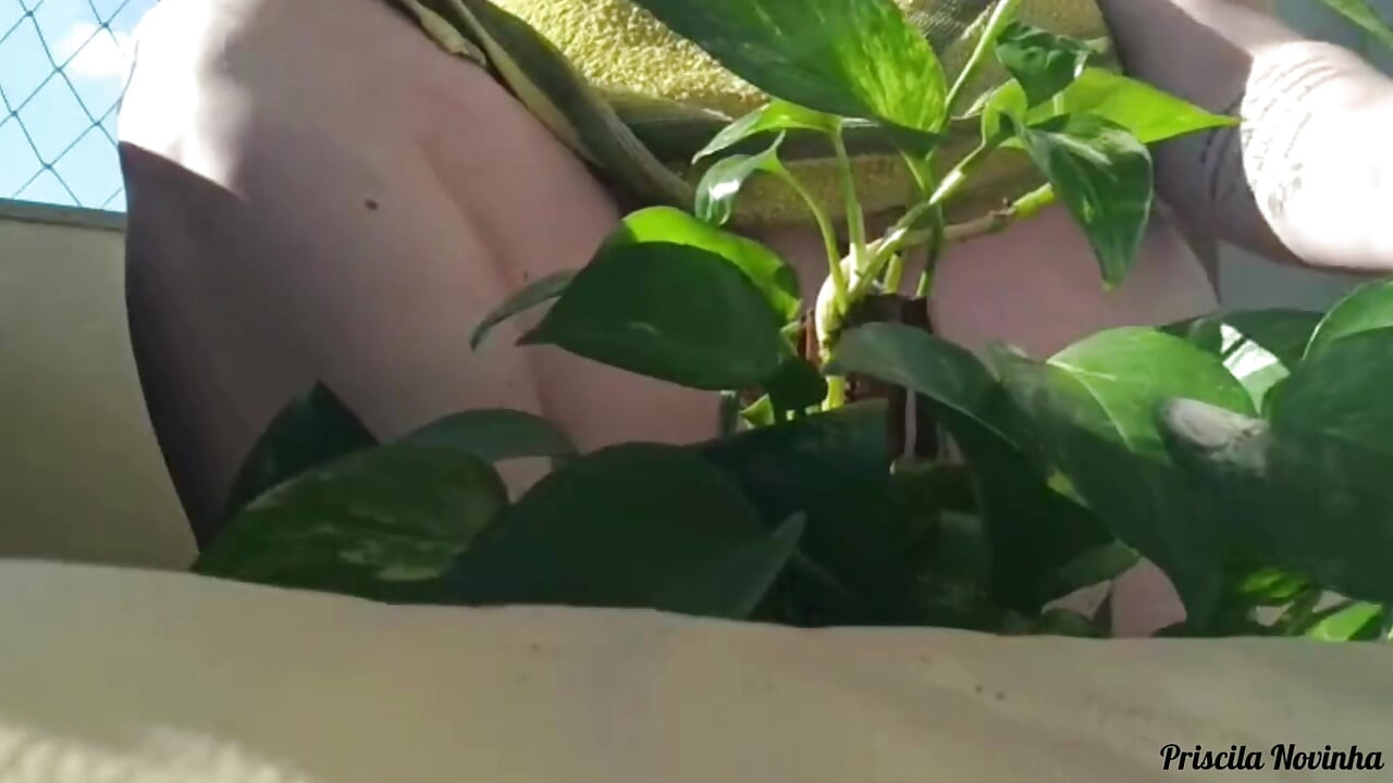 Stepmom Records Video For Stepson's Friend Teaching Gardening - Part 02