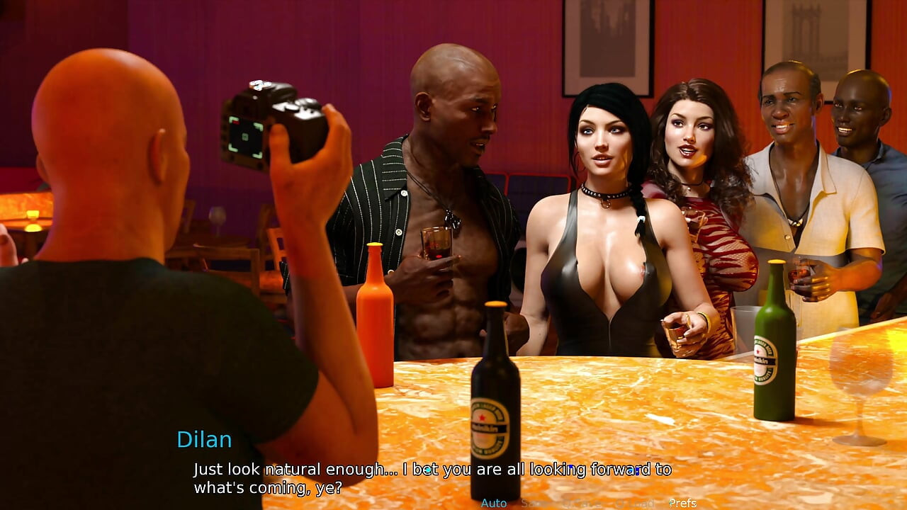 Anna Exciting Affection 83 Orgy with Stepsister. Persuading the Dudes. and Dirty Game at Bar.