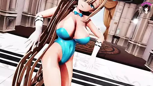 Queens - 2 Sexy Girls In Bunny Suit Dancing (3D HENTAI)