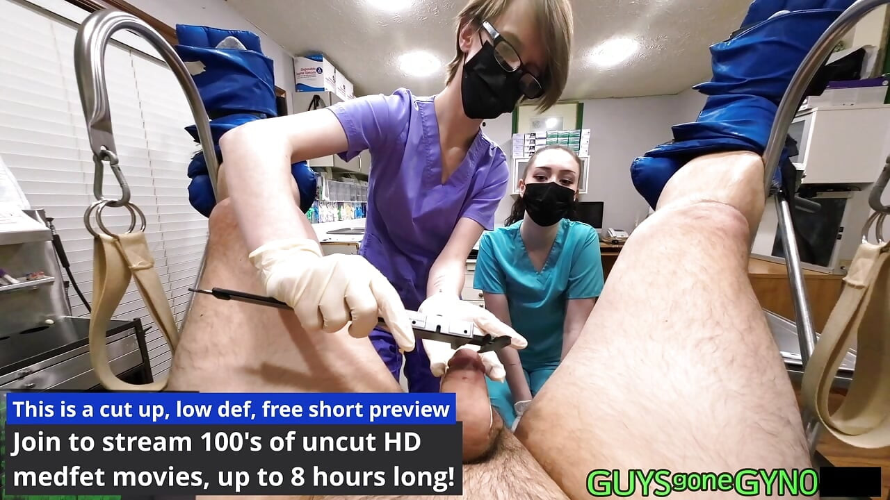 The Cum Clinic Extraction #14 - Nurse Azra Iahmir & Virgin Nurse Luci Starr