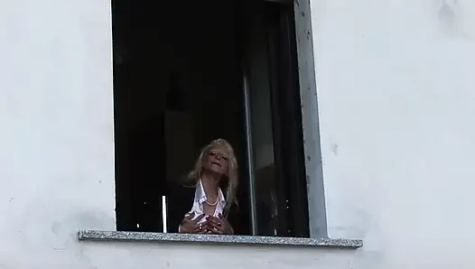 Giant hard cock for the pussy of a hairy milf