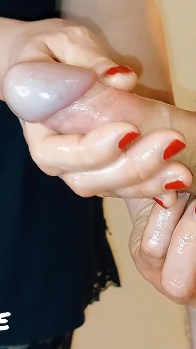 Stunning moment from "Rudolph Gets His Nose Polished! A Slow Christmas Handjob (Milking-time)"
