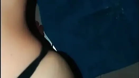 He pulled his 20cm dick out of my ass and came on my back.