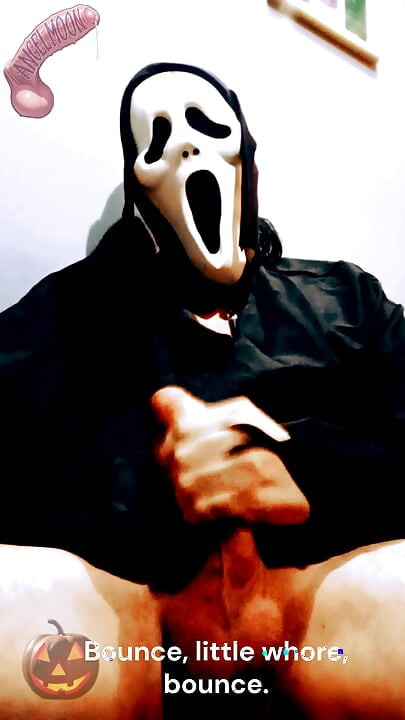 SCREAM A LOVE STORY A dominant guy with a Ghostface mask and a huge cock breaks into your home on Halloween night to ejaculate