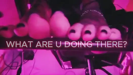 POV Human Furniture: stay still while I enjoy my music YOUR ITALIAN GODDESS