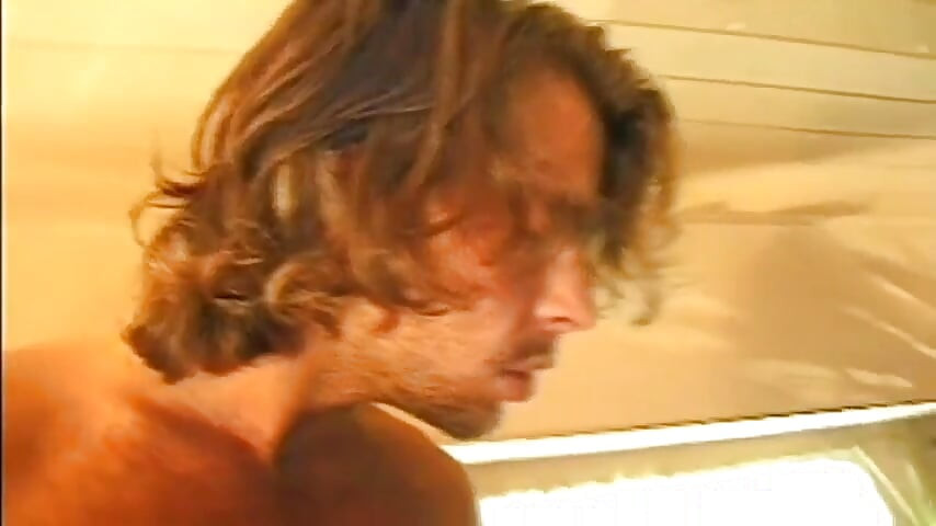 Sexy woman with black stockings screwed by two guys who love hairy pussy