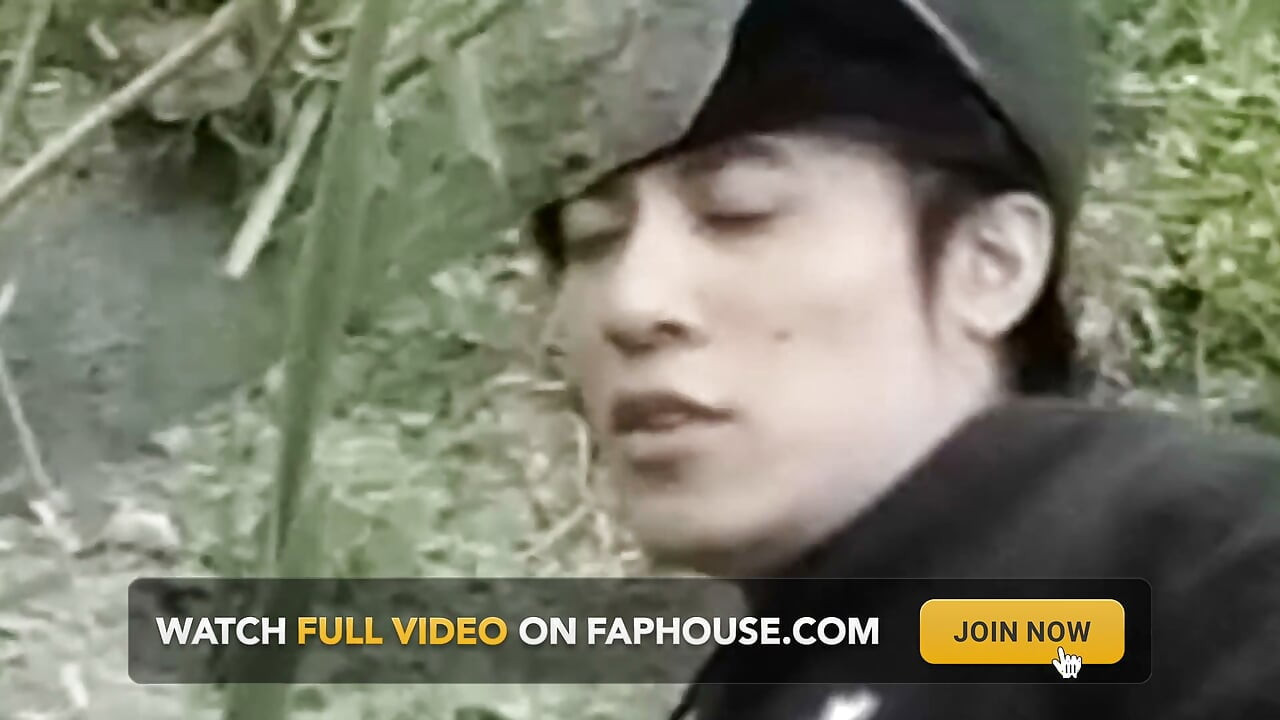 Cute Jon Arteen Gay Twink Jerks off Outdoors, Dry-humps the Air, and Shoots Cum Through a Hole in His Pants