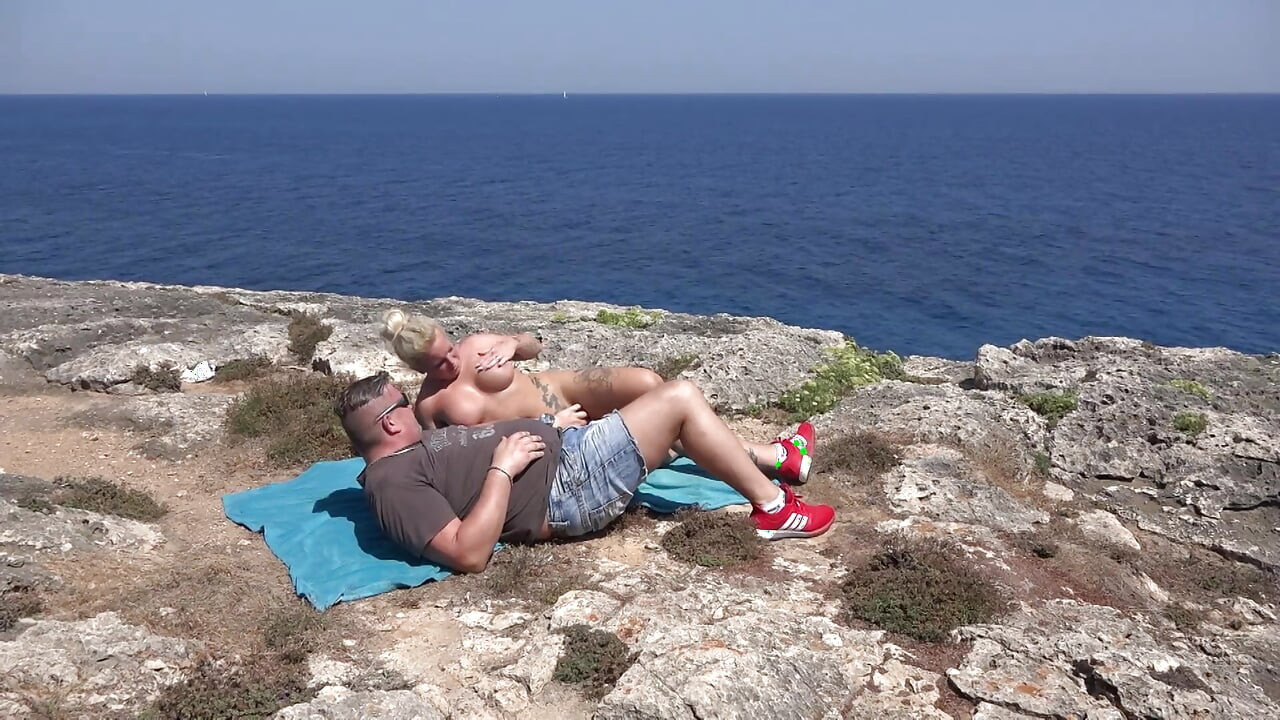 Foda com tesão com vista para o mar