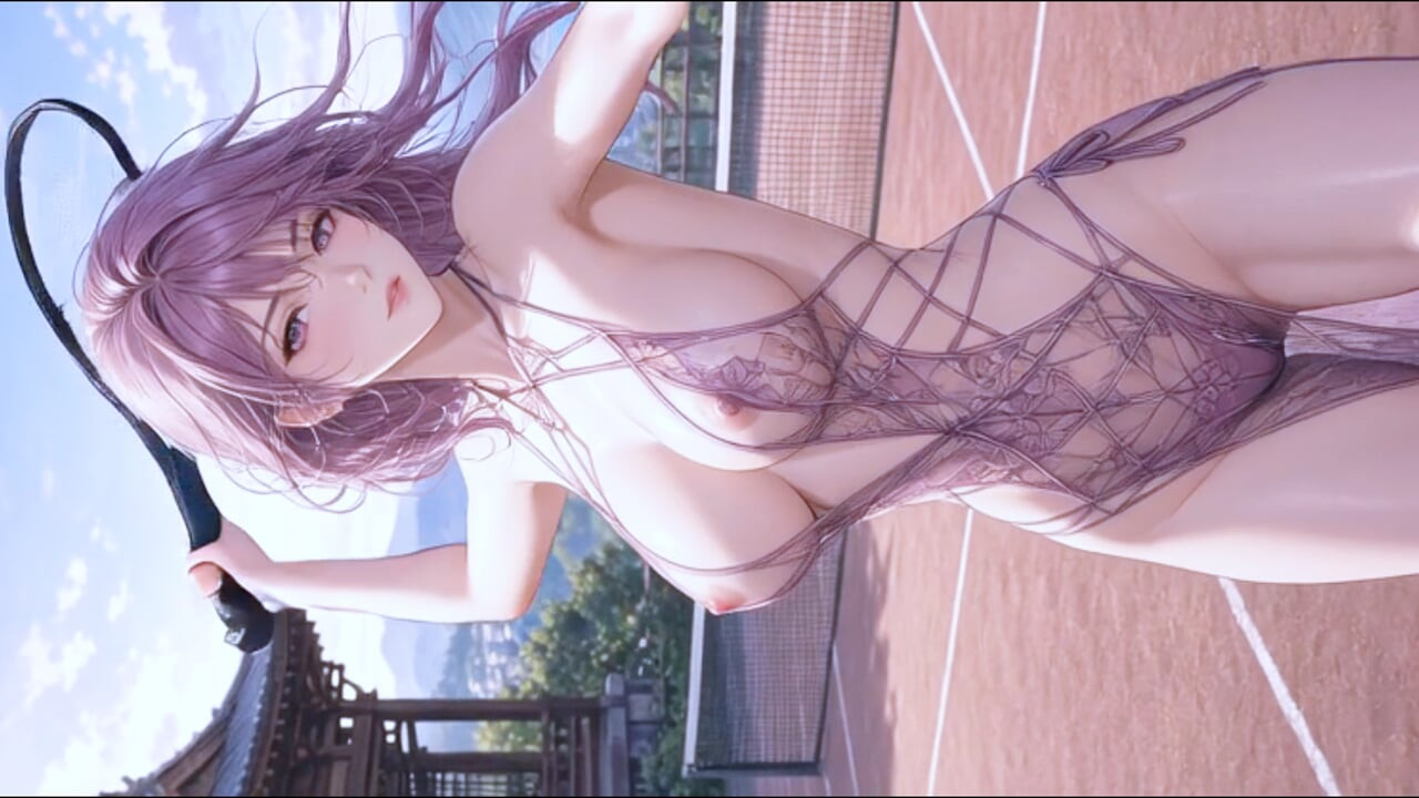 The Joyful Days 18+ of Beautiful Anime Girls: Sakura Tennis 3D Anime AI-Generated
