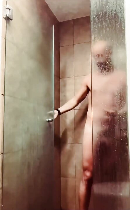 Off My Dirty Gym Gear and Getting Wet and Soapy