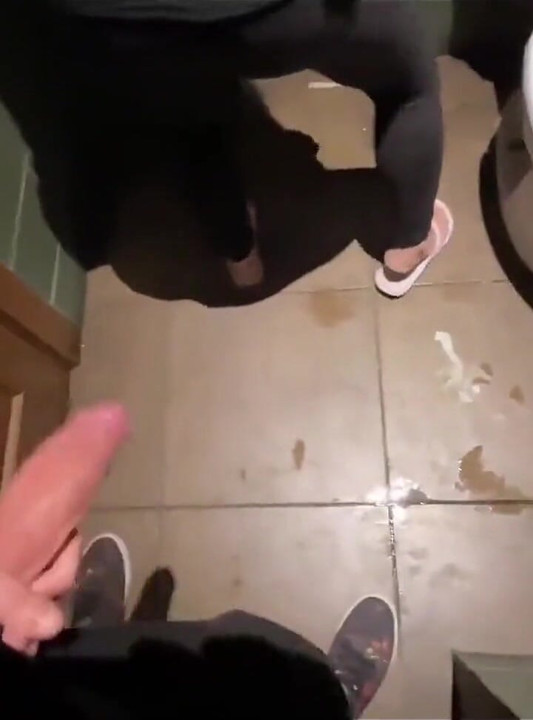 Snuck Into the Restroom for Date Night Sex