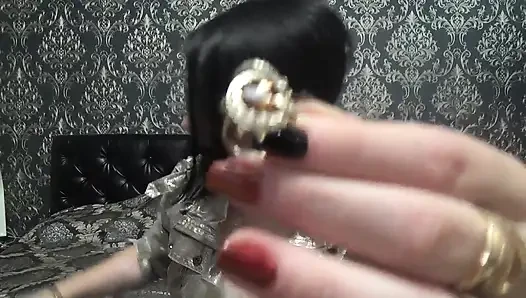 Godaan cincin emas dan hj! Fetish Yahudi!