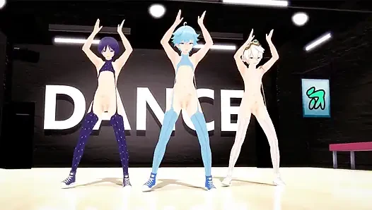Sadece pop dansı - genshin boys (femboy seks)
