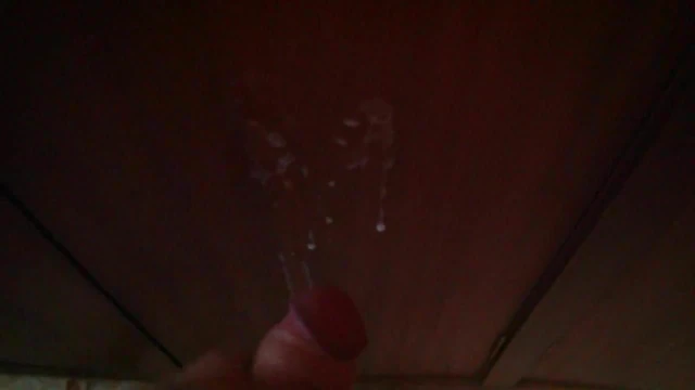 Cumshot on the wall