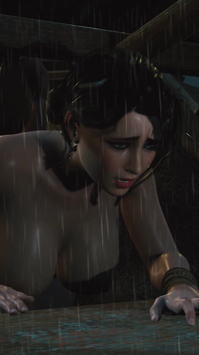 Sexy desi widow Meena fucked by her neighbor in the rain | Clip 3