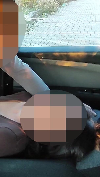 DOGGING my STEPDAUGHTER in a PUBLIC PARKING lot after SCHOOL and a VOYEUR FUCKS her PUSSY until she SQUIRTS | Clip 1
